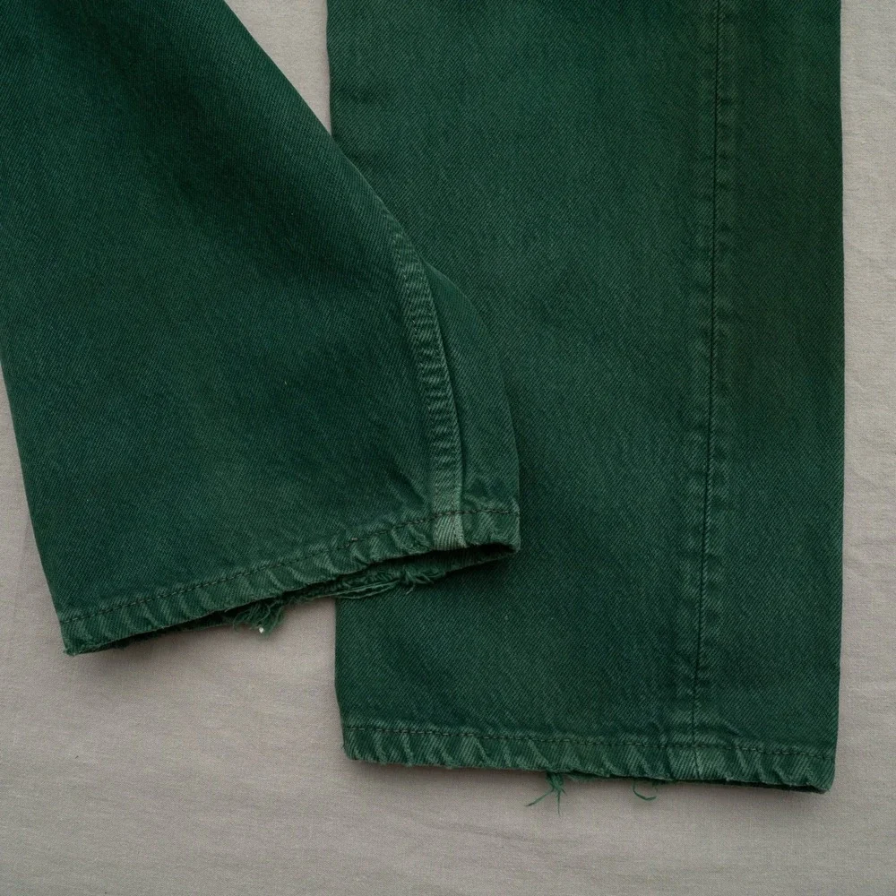 Vintage 90s Levis 501 XX Bright Forest Green USA Made 30